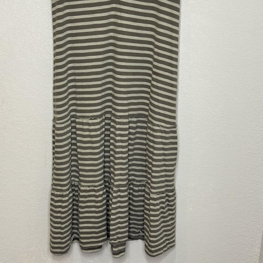 Pact Dress Womens Medium Striped Sleeveless V Neck Organic Cotton Pockets Casual - Picture 5 of 10